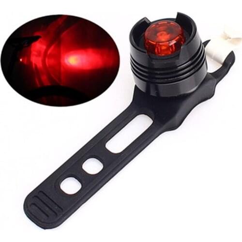 Mountain Bike Rear Tail Light 3 Modes LED Helmet Cycling FlashLight Aluminum Alloy Bicycle Safety Warning Lamp Headlight Tail