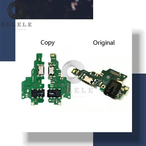 For Huawei Honor Play USB Charger Port Dock Plug Charge Board Connector Charging Board Ribbon Flex Cable with Headphone Audio