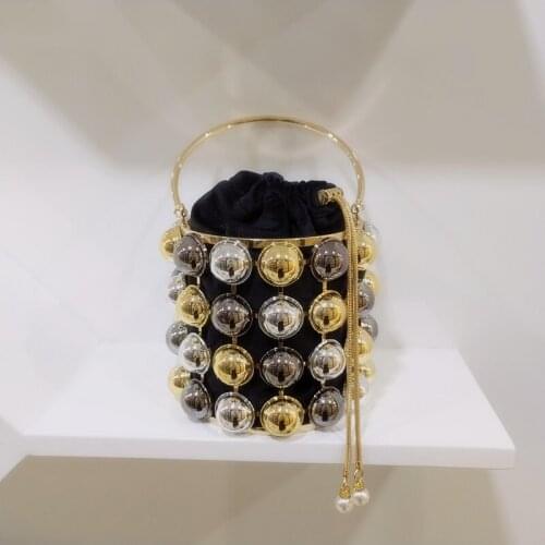 Fashion Pearl Evening Bags Women Clutches Luxury Diamond Clutch Purse Lady Wedding Party Tote Metal Evening Bag Female Handbag