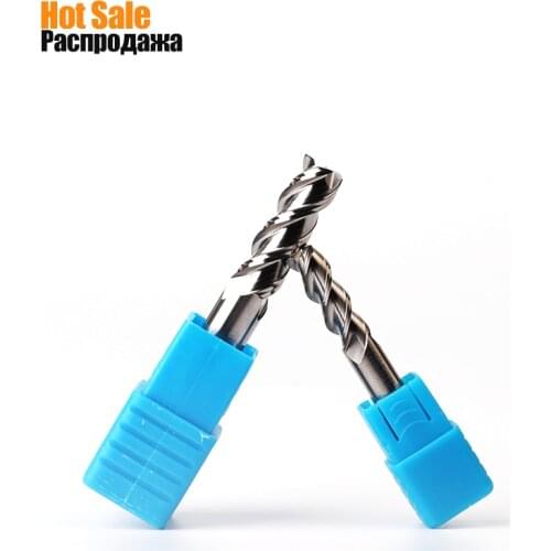 5PCS HRC50 3Flute 50mm Solid Carbide Endmills 1mm 1.5mm 2mm 2.5mm 3mm 4mm Aluminum Milling Cutter Flat End mill Free Shipping