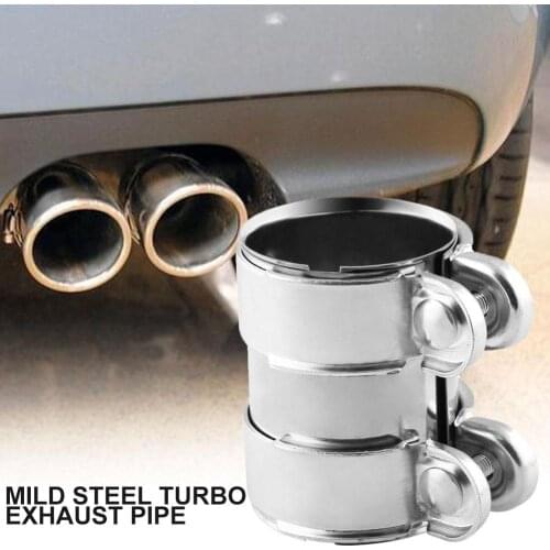 Auto Car Vehicle Stainless Steel Turbo Exhaust Downpipe Muffler Pipe Tube Clamp Professional Spared Parts