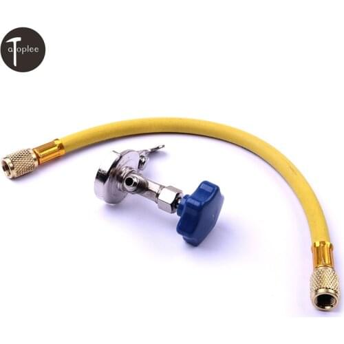 1Set Car R12 R22 Refrigerant Hoses 30cm Length Air-Conditioning Dispensing Valve Gas Charging Hose Car Accessories