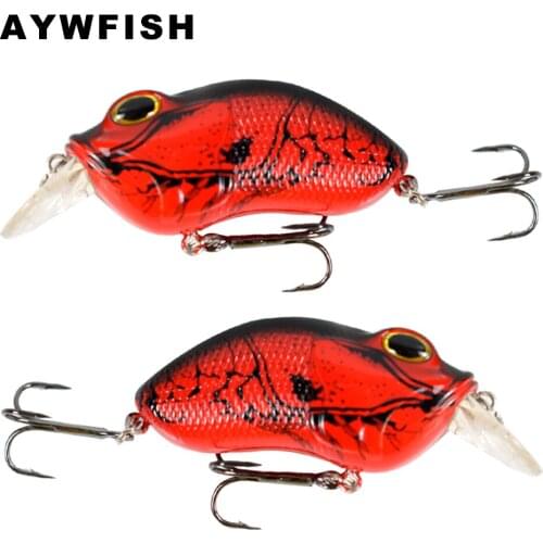 AYWFISH Crankbait 70mm 14g Floating Cicada Fishing Lure Fashion Design Best Price Crank Bait Hard Plastic Body 3D Eyes Wobblers