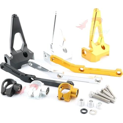 For Yamaha MT09 MT-09 FZ-09 2013-2017 Adjustable Steering Stabilizer Damper Bracket Mount Kit