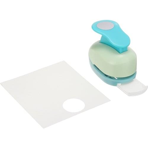 2.5cm Big Size Circle Thin Paper Punch Round Paper Craft Hole Punch Tool for Kids DIY Cutting Scrapbooks Cards 7*4.5*5.6cm