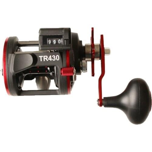 Trolling Reel TR430 With Counter Line Device Drum Fishing Reel Vessel Trolling Boat Baitcast Right Hand Wheel Saltwater Reel