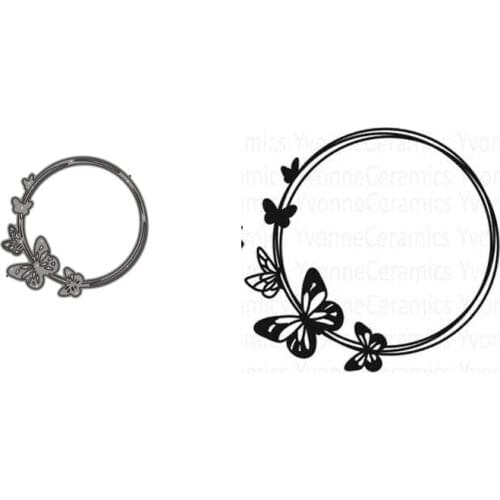 Metal Cutting Dies Butterfly Bracelet Stencil Template For DIY Scrapbooking Embossing Paper Cards Album Making Decorative Craft