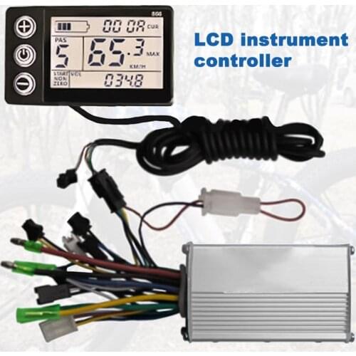 24V/36V/48V Electric Bicycle Scooter Controller Metal 4-speed LCD display Suitable for electric bicycle control accessories