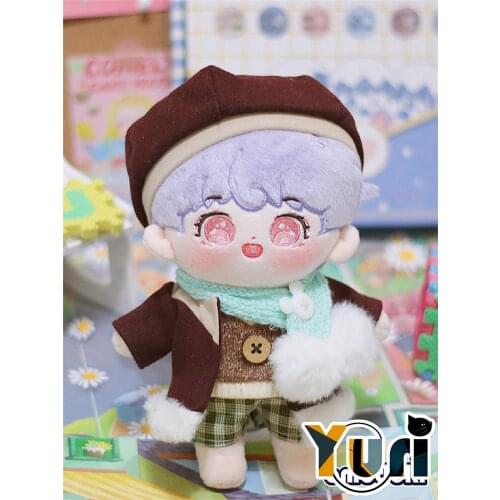 Original Scarf Hat Pants Suit Costume Outfit For 20cm Doll Clothes Clothing Toy Accessories Cute Gift OM C