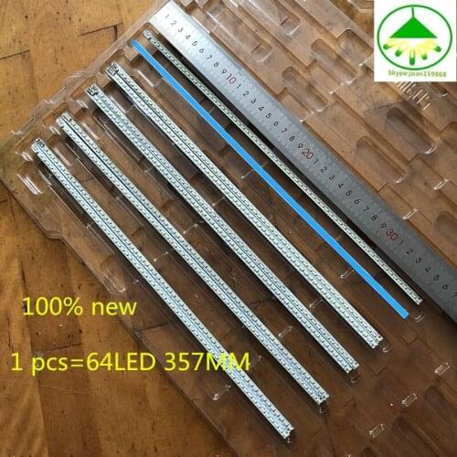 2 PCS/Lot LCD TV backlight strip FOR Haier LED315L64-ZC14-01 Article lamp P/N: 30331564206 P/N: 30331564205 1piece=64LED 357MM