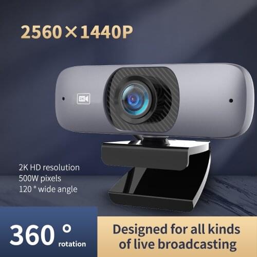 TISHRIC C200 Webcam 1080P USB Web Cam 120° Wide Angle UHD Web Camera With Microphone For Video Conferencing Games