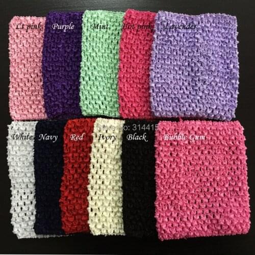 6" Crochet Headbands, knitted headbands, Fashion Wide Hair Bands, 24pcs/lot 11colors free shipping