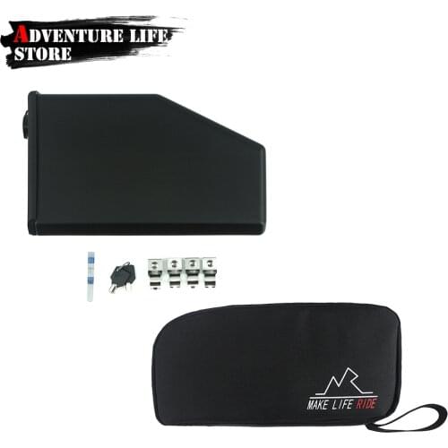 Motorcycle Toolbox 5 Liters Left Side Bracket Plastic Tool Box Toolbag Bag For Benelli TRK502 TRK 502 TRK-502 2016 2017 2018-20