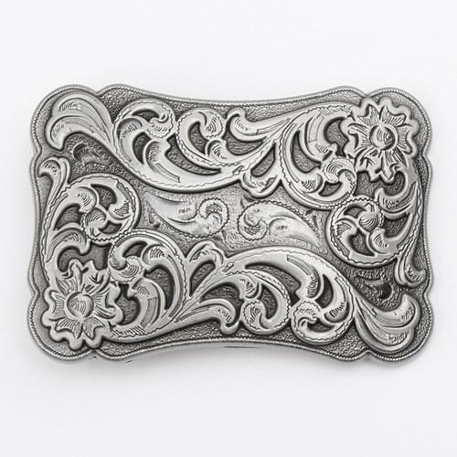 Tang grass A rectangle belt buckle