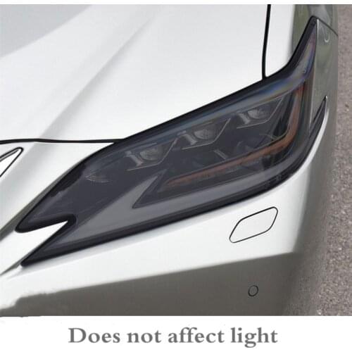 TPU protective film for blackened headlight Sticker for LEXUS NX RX GS IS CT ES gx LS LX UX black transparent