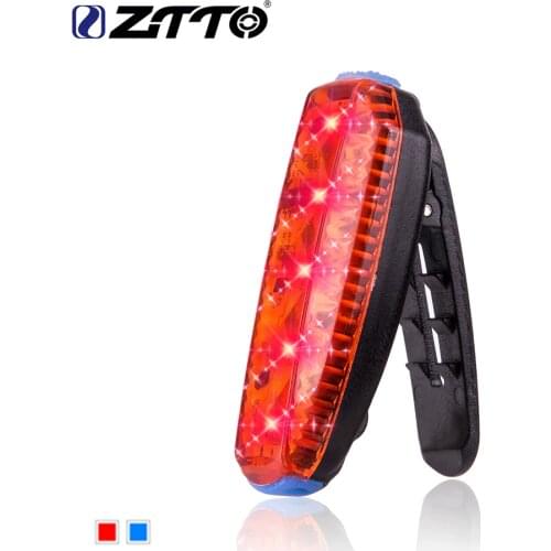 ZTTO USB Li-po Battery Rechargeable Road Mountain Bicycle Bike Clip Waterproof Safety Warning Rear Taillight Running Light WR03