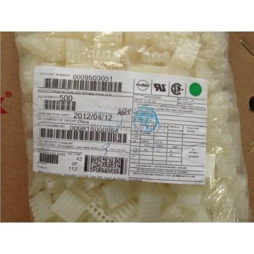 0009503051 CONN HOUSING 5POS .156 W/RAMP MOLEX Connectors Terminals housings 09-50-3051 100% new and original parts