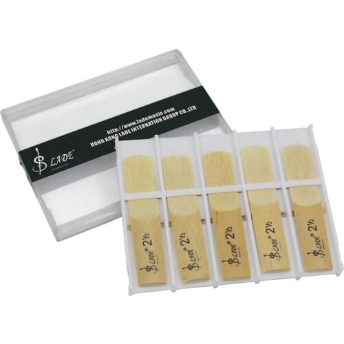 10pcs/set Saxophone Bamboo 2.5 (2 1/2) Reeds for Soprano bB Saxophone Saxo Accessories