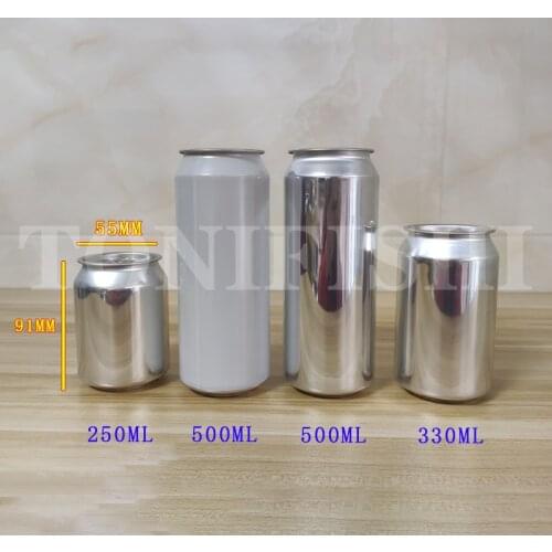 Can seamer cans cup 55MM aluminum can cups for milk tea shop 250ml/350ml/500ml