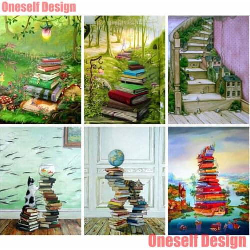 2019 top popular DIY diamond mosaic sale book 5d diamond embroidery full square/round book 5d diamond painting full set