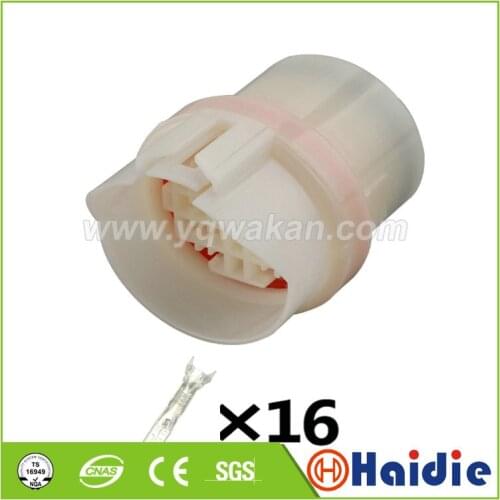 Free shipping 5sets 16pin auto plastic wiring harness cable waterproof connector