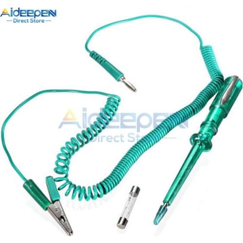 DC 6V 12V 24V Auto Car Circuit Tester With Alligator Clip Voltage Auto Vehicle Lighting Car Test Diagnostic Repair Car Tools