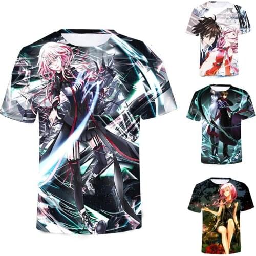 Anime Guity Crown Streewear T Shirt Cosplay 3D Printed Short Sleeve T-shirt Unisex Summer Tops Tee Casual T Shirts Costume