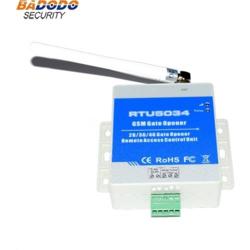 GSM 3G APP SMS remote control single relay switch GSM gate opener RTU5034 for sliding swing garage Gate door Opener