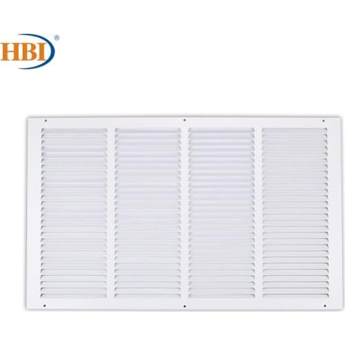 HBI 10PCS W24"xH14" Steel White Finished Return Air Grilles Ceiling Air Vent Ceiling Duct Cover Air Register Ventilation Grilles