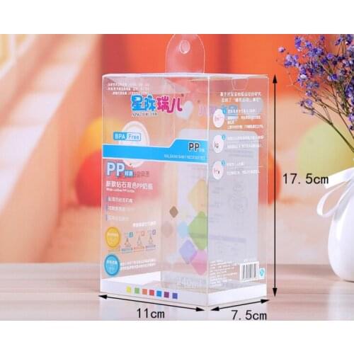 Custom high quality clear plastic clothing packing box,Heat Resistant Full Colors transparent gift box Printing ---DH40051