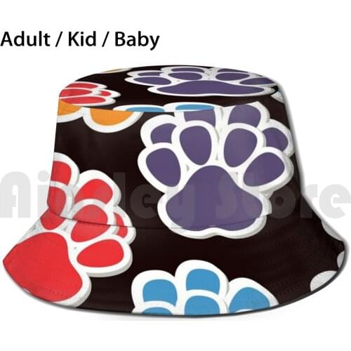 Who Let Those Dogs Out ? Sun Hat Foldable UV Protection Dogs Puppies Puppy Love Animal Love Humane Society Pet Store Paws
