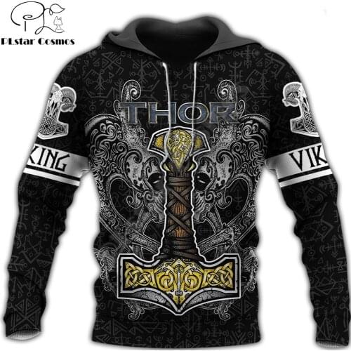 Viking God 3D All Over Printed Men Hoodie Harajuku Fashion Hooded Sweatshirt Unisex Casual Jacket Pullover sudadera hombre DW095