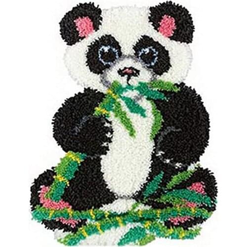 Panda Carpets set for embroidery stitch thread Latch hook rug kits Crochet hook cross-stitch Patchwork Carpet embroidery craft