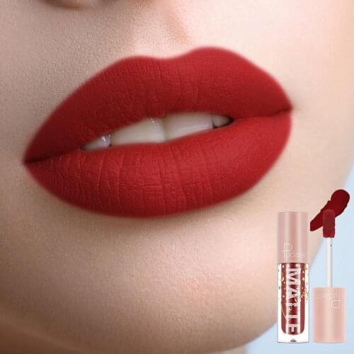 Matte Lip Gloss Set Waterproof Liquid Lipsticks Velvet Lip Glaze Long-Lasting and Durable Easy to Carry High Color Rendering