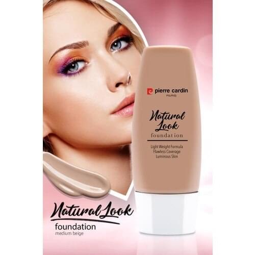 Pierre Cardin Natural Look Foundation with Natural Look - Medium Beige