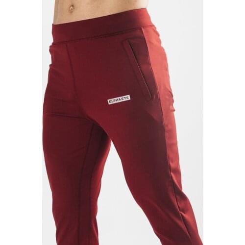 2021 New Muscle Fitness Running Training Sports Cotton Trousers Mens Breathable Slim Beam Mouth Casual Health Pants