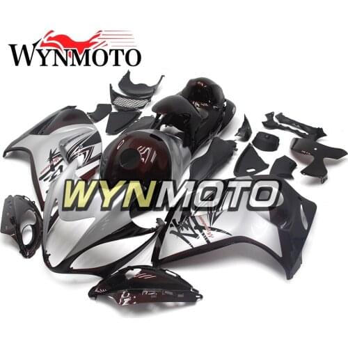 Full ABS Plastic Fairing Kits For Suzuki GSXR1300 Hayabusa 08 09 10 11 12 13 14 15 16 Cowlings Silver Red Body Kit Hulls Panels