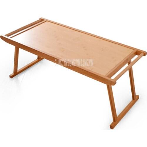 Foldable Bed Tray Breakfast Laptop Desk Natural Bamboo Low Table Simple Living Room Antique Tea Serving Coffee Table Furniture