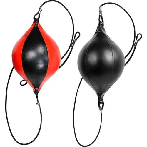 Speed Ball Fitness Boxing Pear PU Punching Ball Inflatable Muay Thai Swivel Punch Bag Exercise Reflex Speed Training Dropshipper