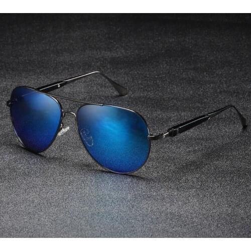 High End Mens Pilot Sunglasses Luxury High Quality Stylish for Male Retro VIntage Driving Shades Sun Glasses With Free Box