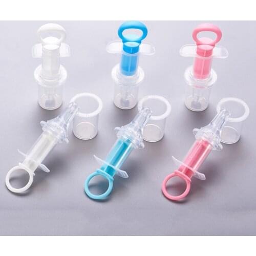 Baby Medicine Feeder Kid Feeding Pacifier Infant Pacifier Type Syringe Feeding Tools With Measuring Cup