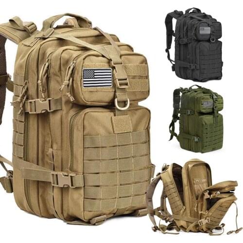 50L Large First Aid Bag Army Tactical Backpacks Military Assault Bags Outdoor 3P EDC Molle Pack For Trekking Camping Hunting Bag