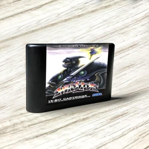 Super Hydlide - EUR Label Flashkit MD Electroless Gold PCB Card for Sega Genesis Megadrive Video Game Console