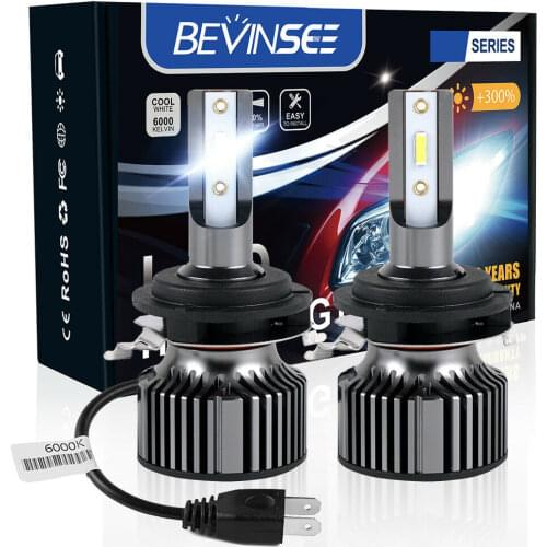 For Bmw 5-Seriers E60/E61 X5 Renault Kadjar VW Polo H7 LED Headlight Bulbs Headlamp Adapted Holder 10000LM 12V 24V 6000K