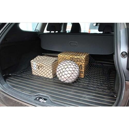 New Universal Car Interior Trunk Cargo Storage Organizer Net Bag Mesh Pockets Luggage Holders Hatchback 110x50cm Car Styling