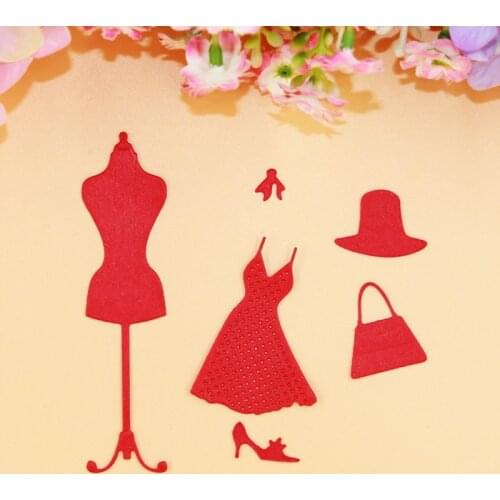 YLCD060 Hanger Clothes Metal Cutting Dies Scrapbooking Stencils DIY Cards Album Decoration Embossing Folder Die Cutter Template