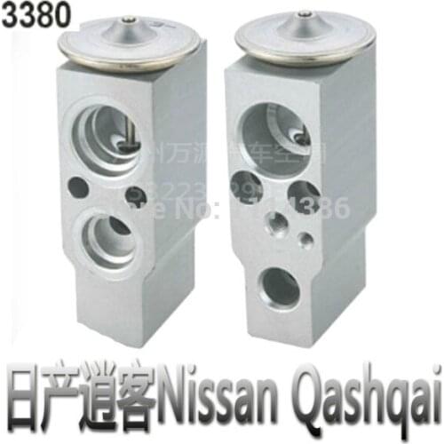 1 pcs automotive air conditioning evaporator expansion valve aluminum valve for Qashqai auto ac Repair Parts Tools
