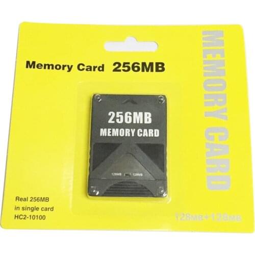 10pcs Tracked 256MB Memory Card for PS2 for Playstation 2 128MB+128MB