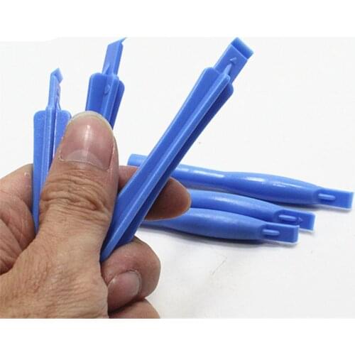 100pcs/lot Mobile Phone Opening Tools Plastic Pry Bar for iPhone for Samsung Cellphone Electronic Repair Disassemble Rod crowbar