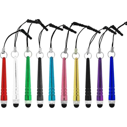 1000Pcs/lot Stylus Pen Bundle Mini Crystal Capacitive Universal Touch Screen for iPhone Samsung Huawei Android phones iPad iPods